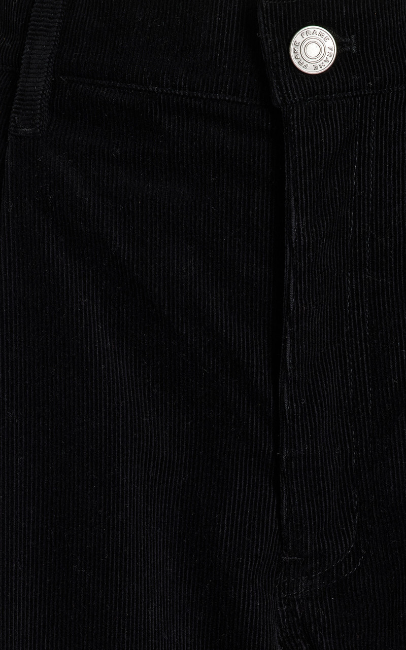 Corduroy Wide-Leg Pants black 5