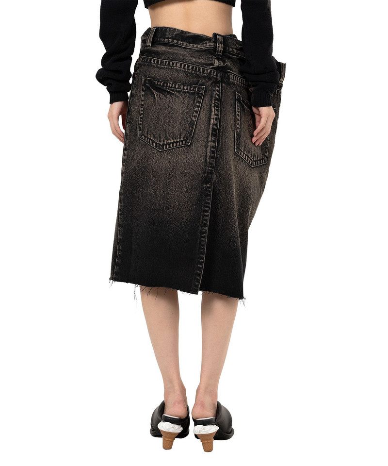 Huge Layered Denim Skirt 5