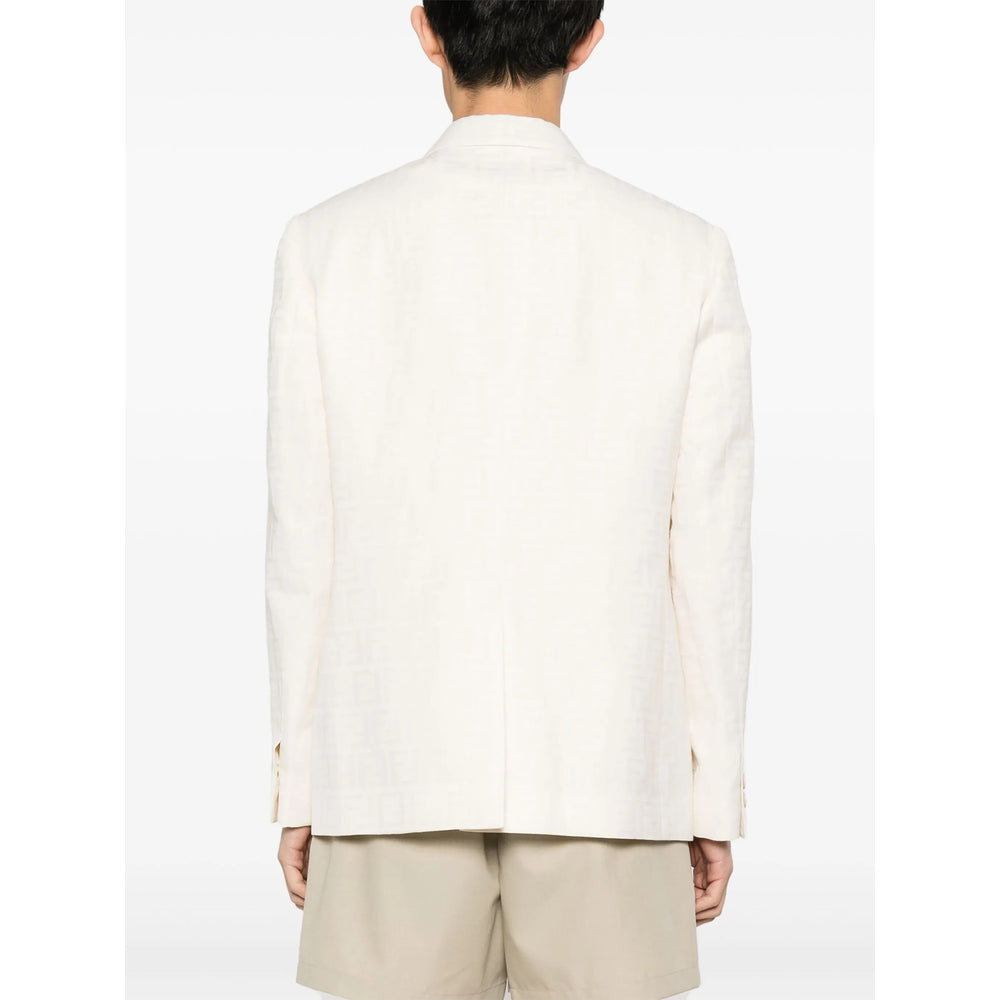 Fendi Neutrals Jackets - Blazers Men - 3