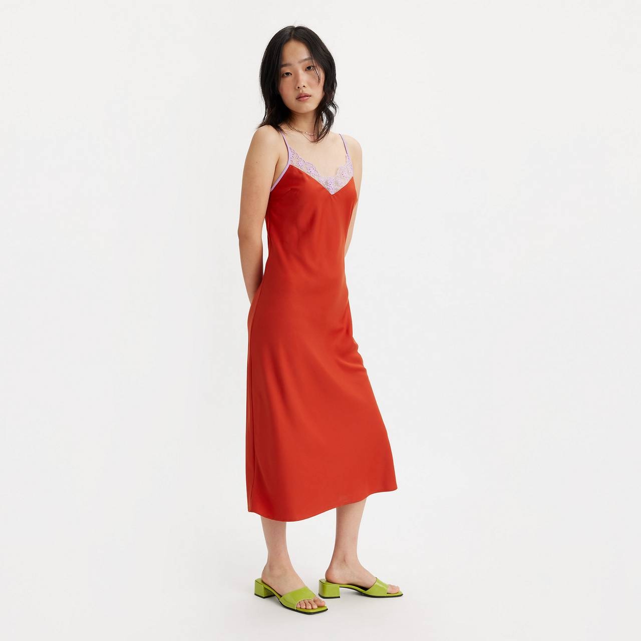 MYAH LACE SLIP DRESS - 2
