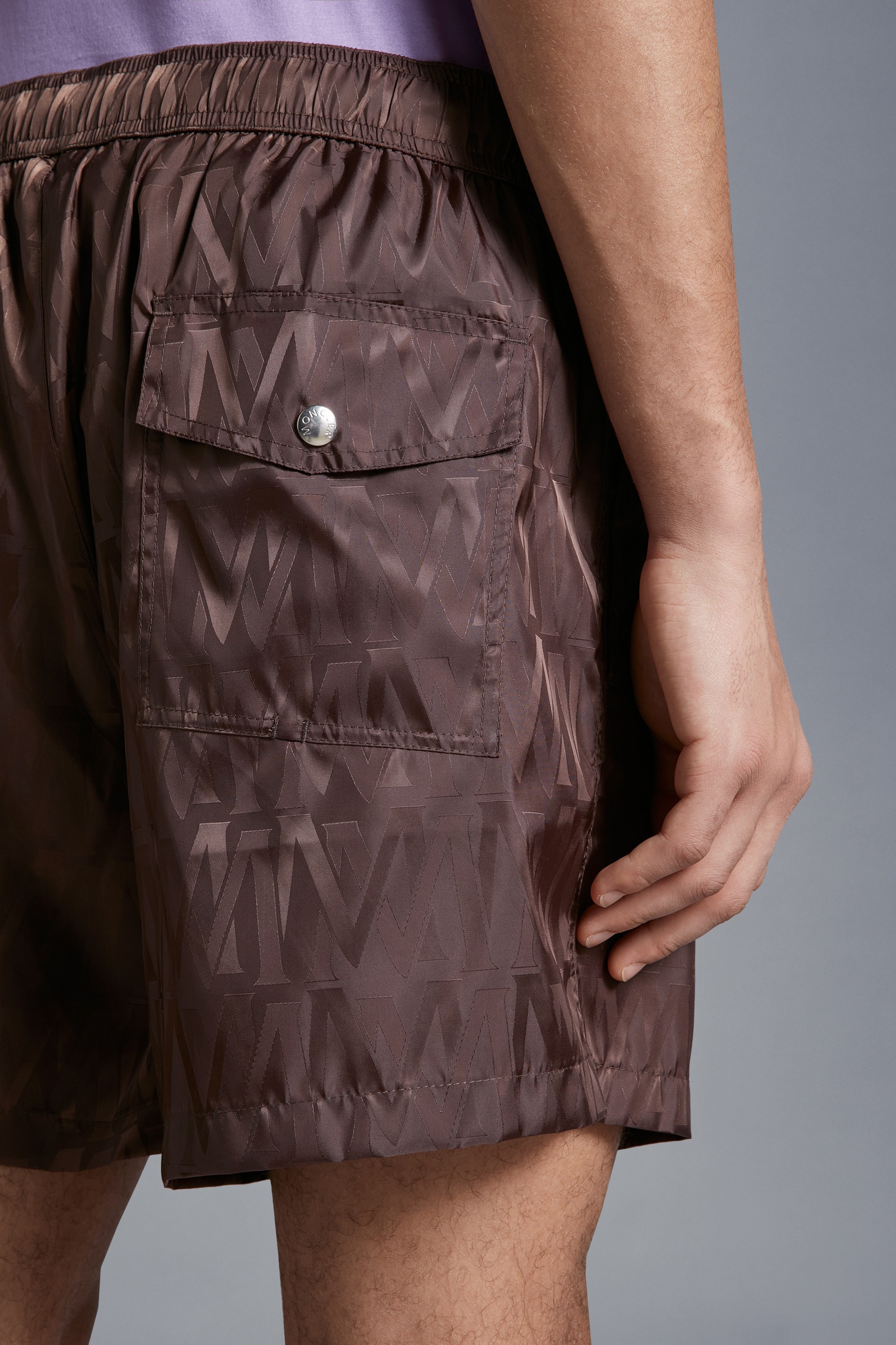 Monogram Jacquard Swim Shorts - 6