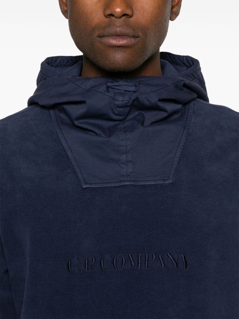 logo-embroidered hoodie - 5