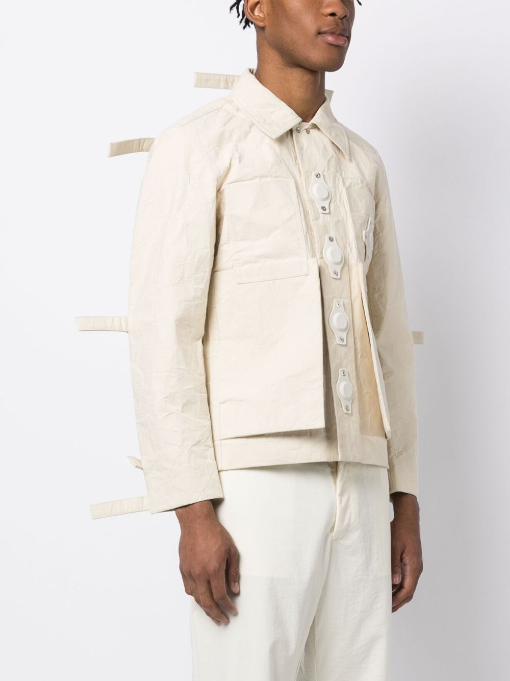 Tab eyelet strings jacket - 3