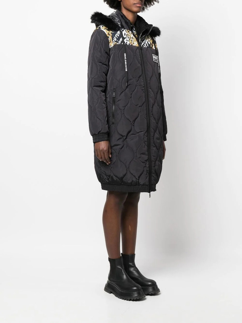 graphic-print quilted coat 3