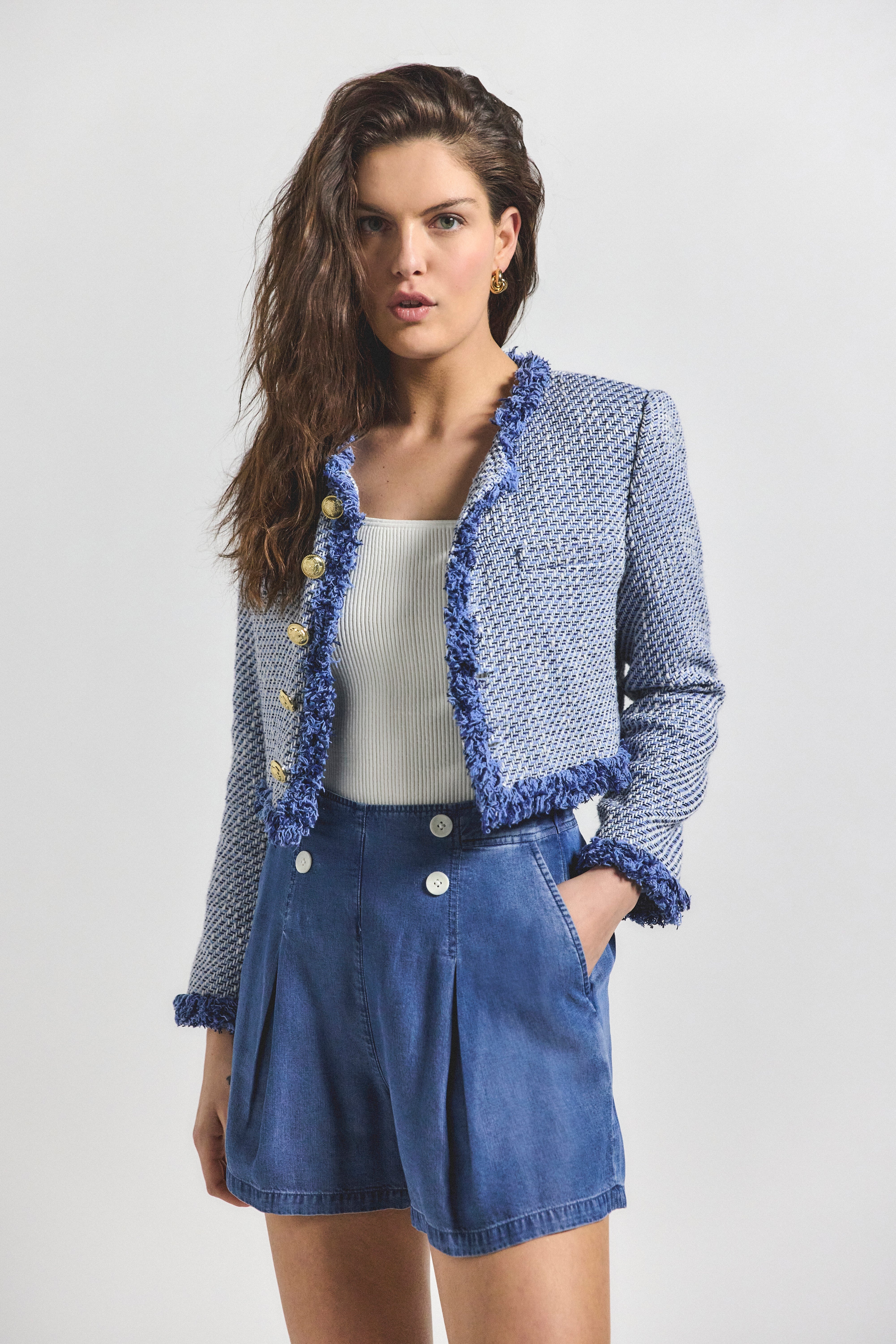 MILIE PLEATED SHORT - 1