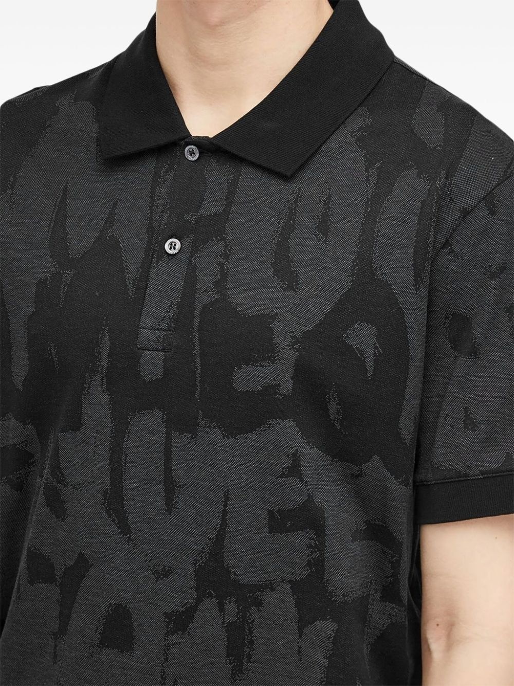 Graffiti polo shirt - 5