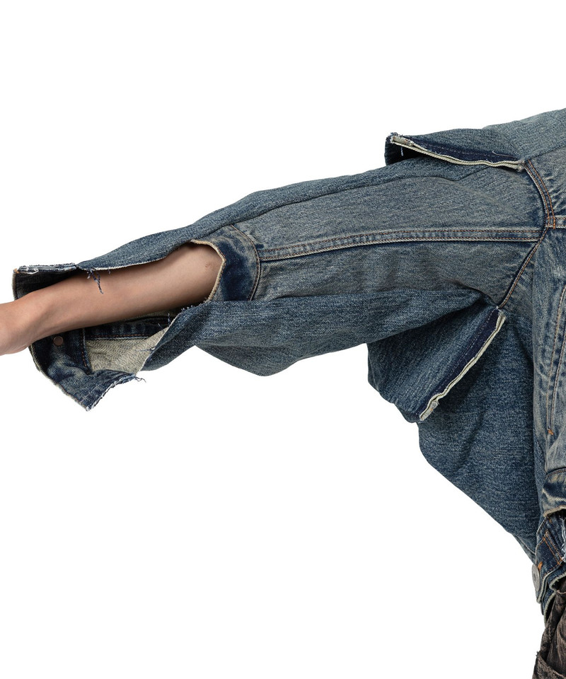 Asymmetric Denim Jacket 16