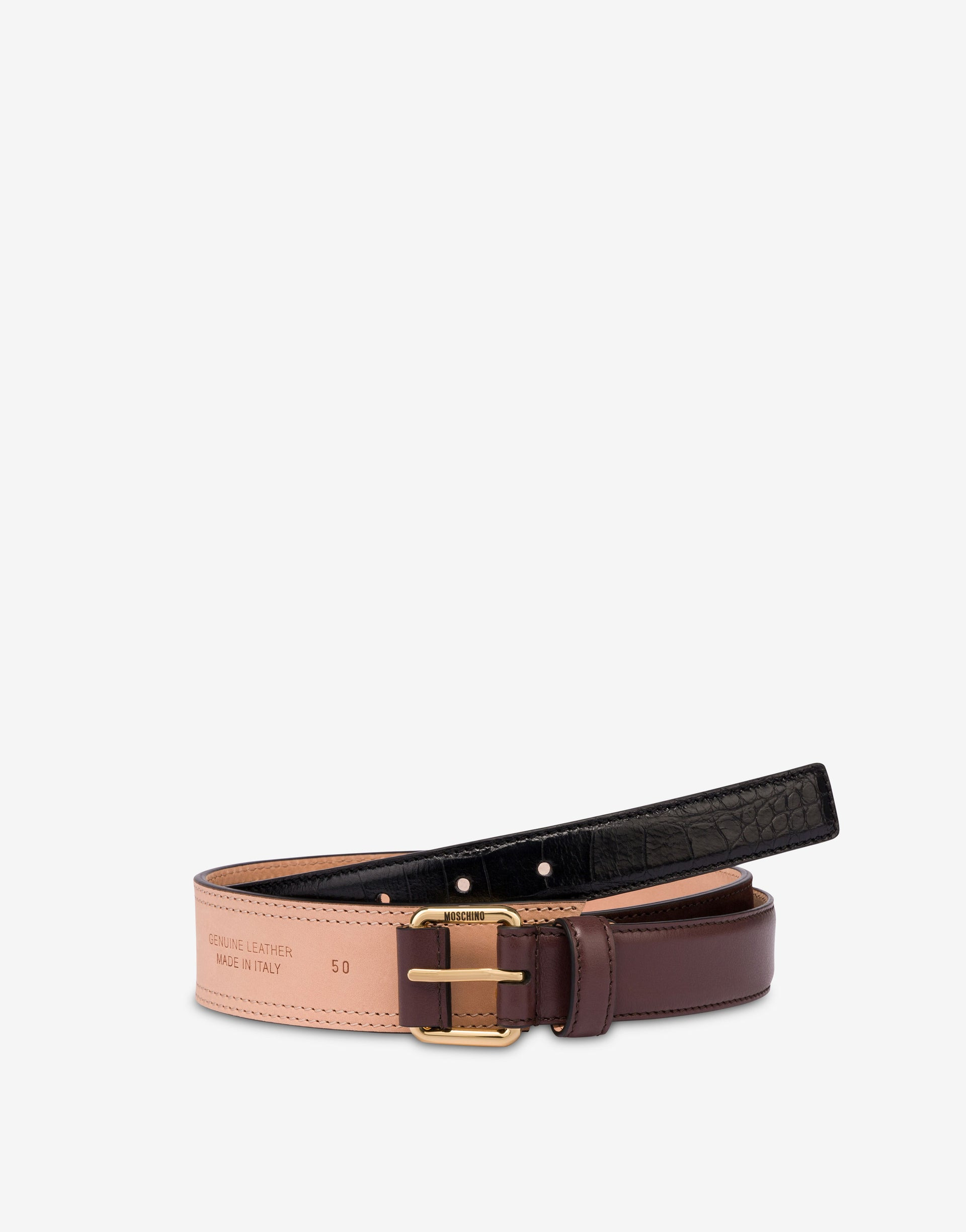 CALFSKIN AND GOATSKIN BELT - 2