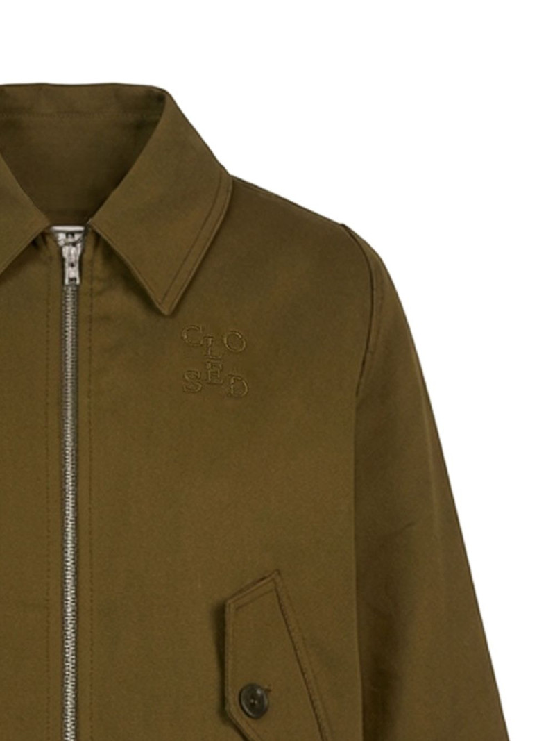 CLOSED drawstring-waist zip-up jacket outlook