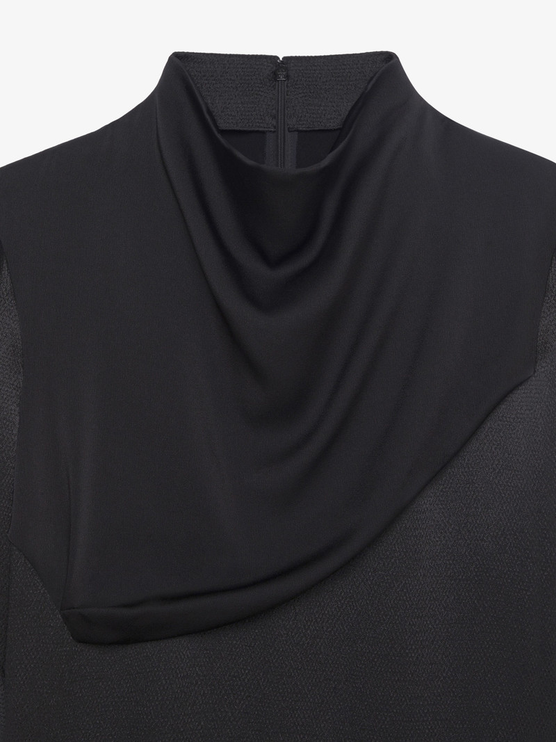 DRESS IN SATIN WITH CRYSTALS DETAILS 5