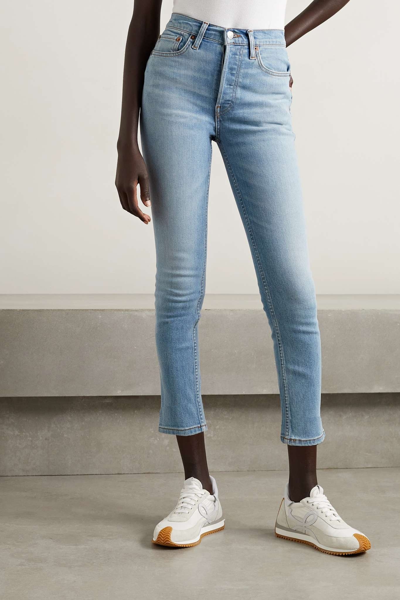 70s Stove Pipe high-rise straight-leg jeans - 4