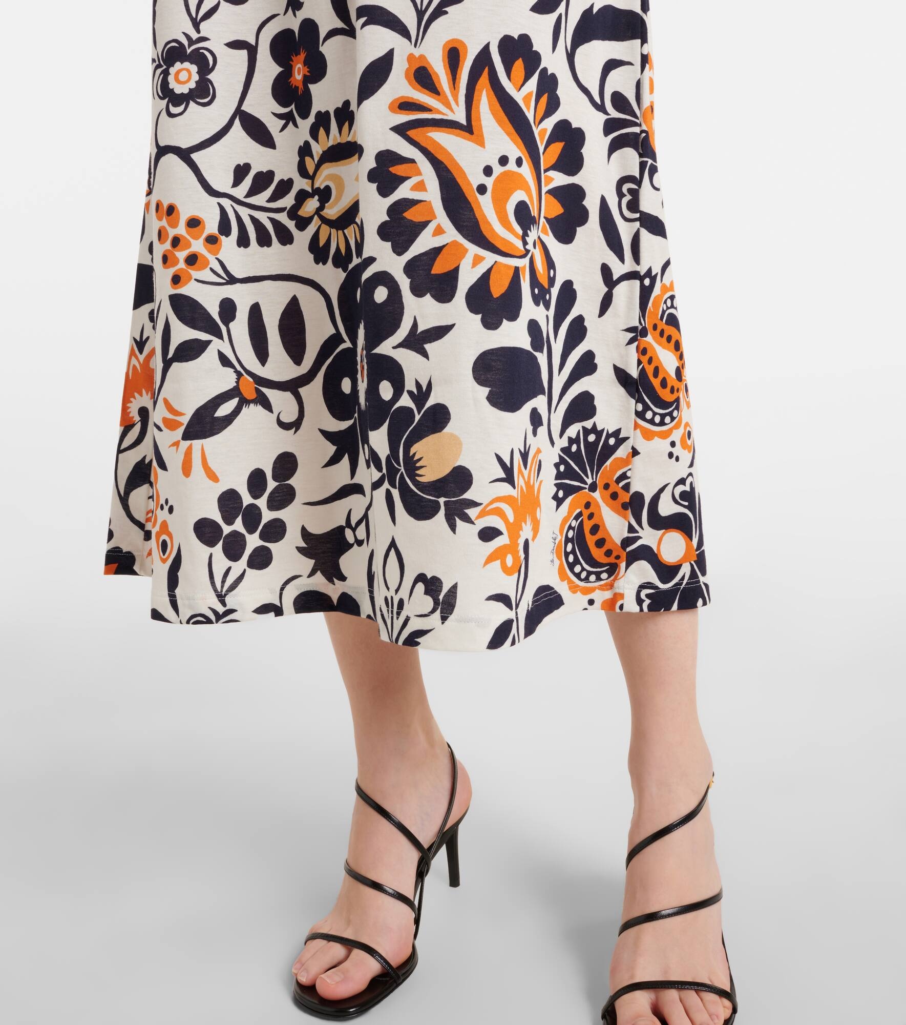 Sporty Swing cotton jersey midi dress - 5