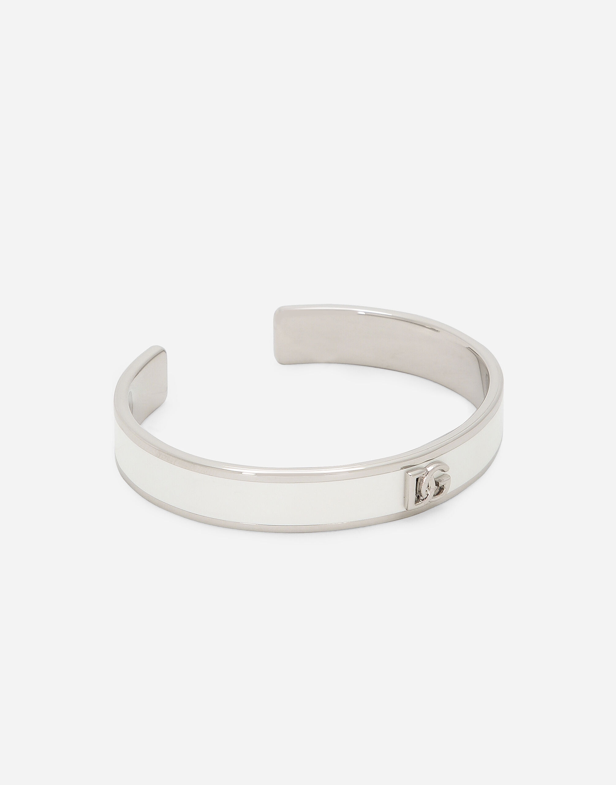 Rigid enameled bracelet with DG logo - 3