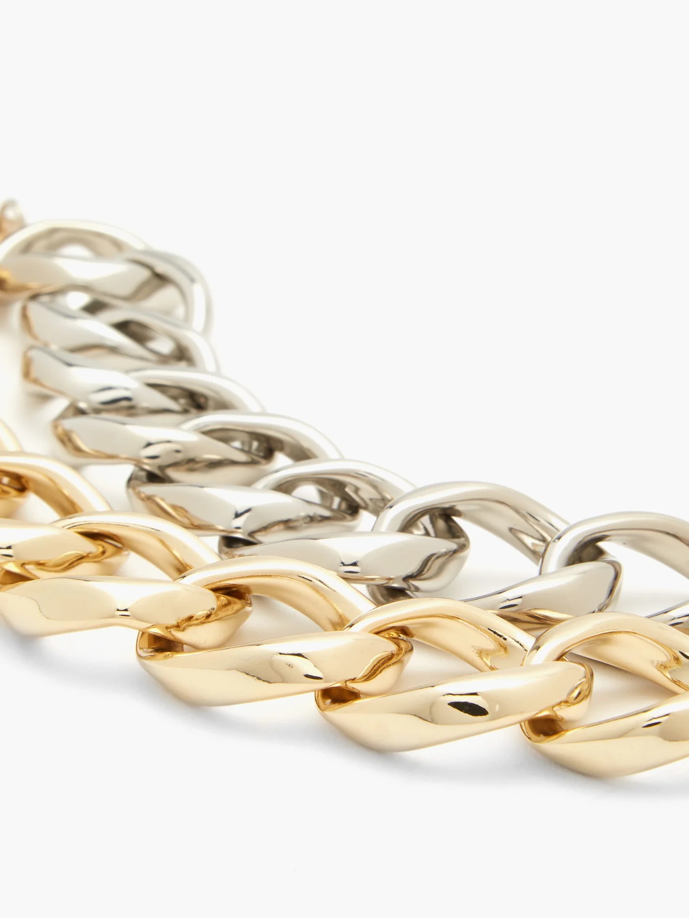 Binari two-tone chain bracelet - 4