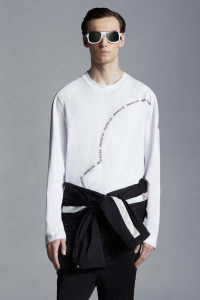 Moncler Logo Outline Long Sleeve T-Shirt outlook