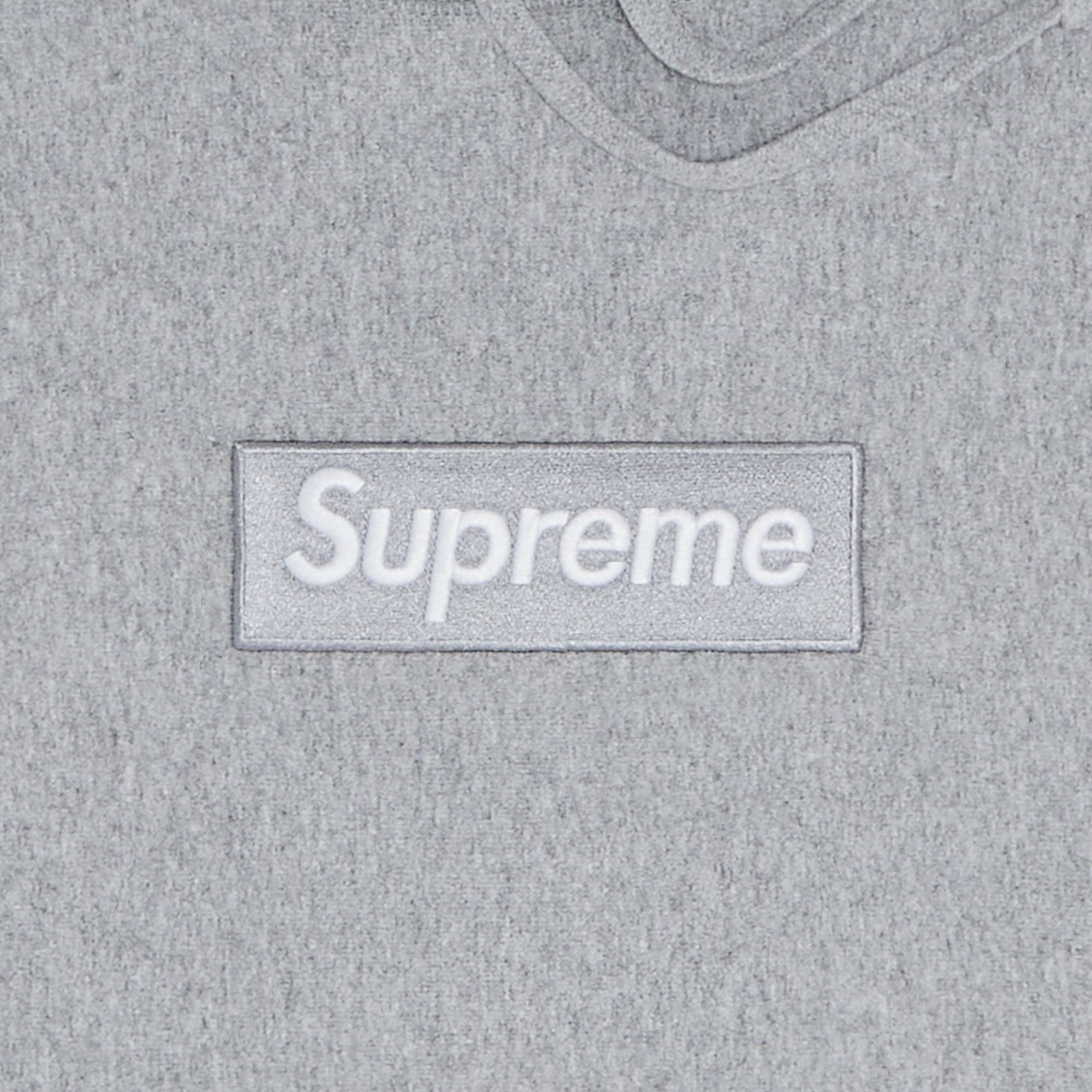 Supreme Box Logo Hooded Sweatshirt 'Heather Grey' - 2