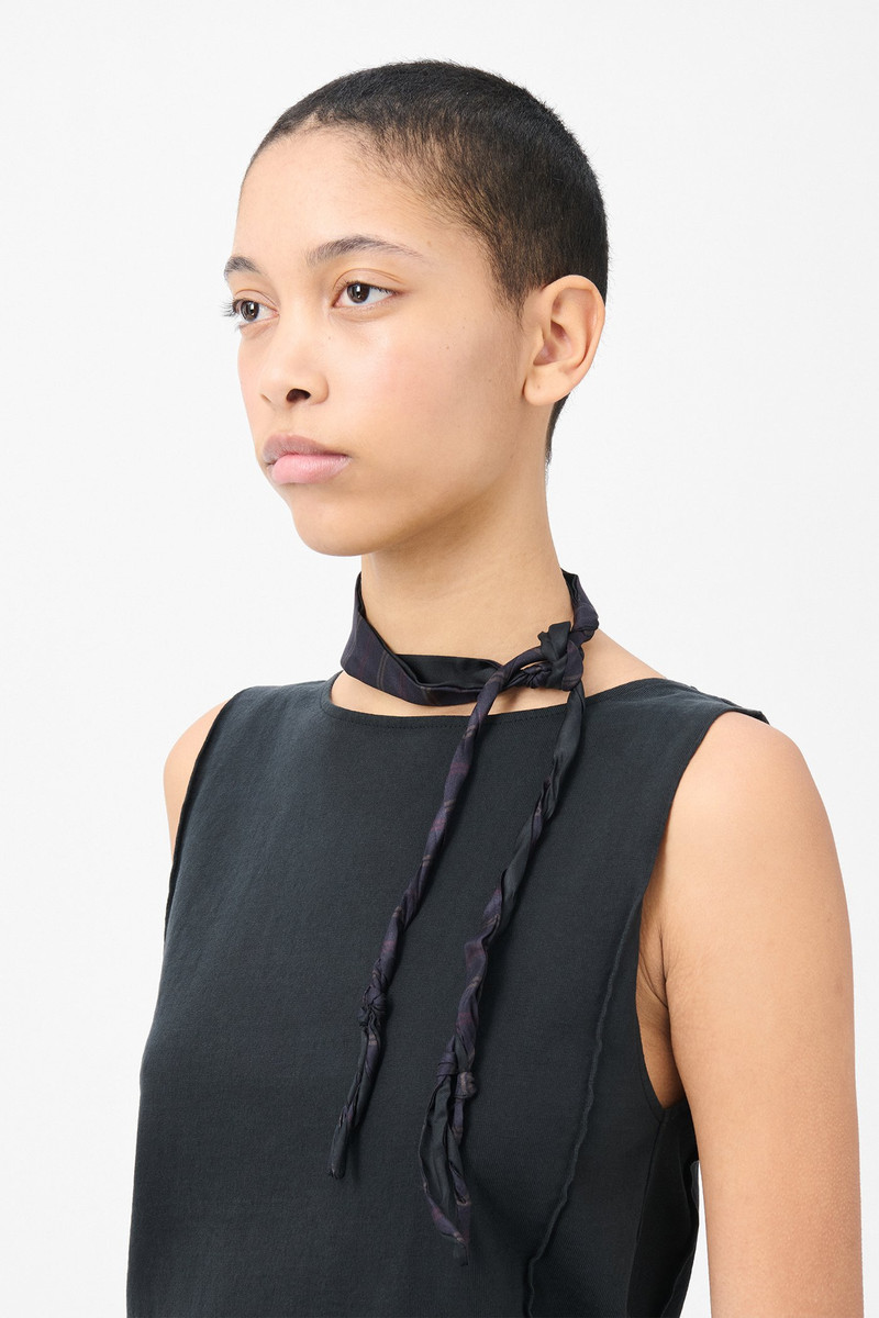 Twisted Tie Dim Blue Stripe 4