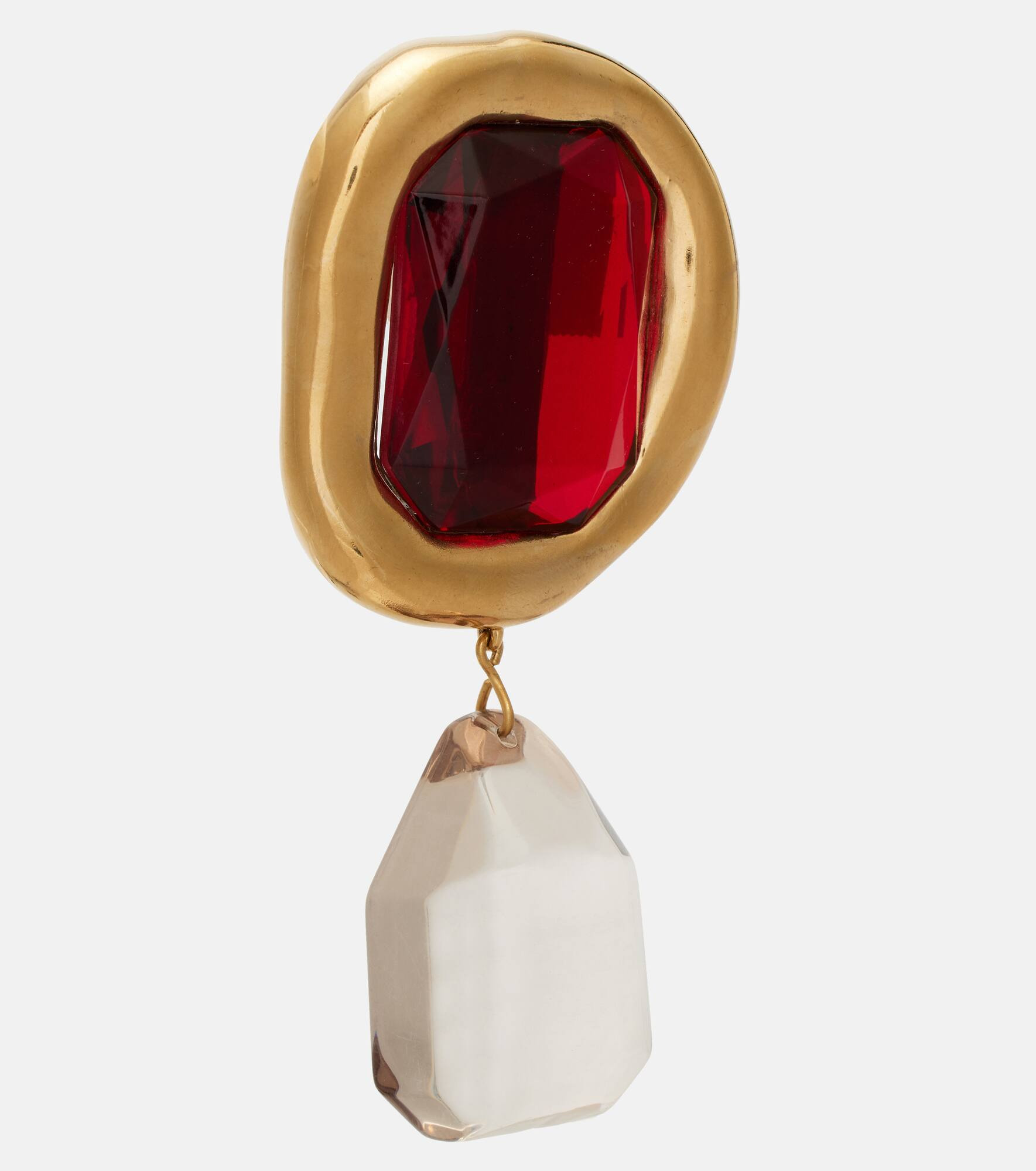 Embellished drop earrings - 2