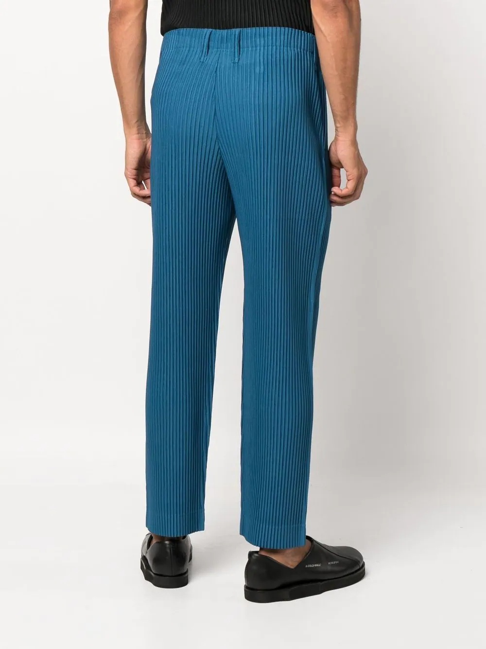 straight-leg plissé trousers - 4