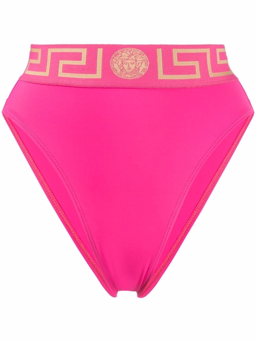 Greca high-waist bikini bottoms - 1