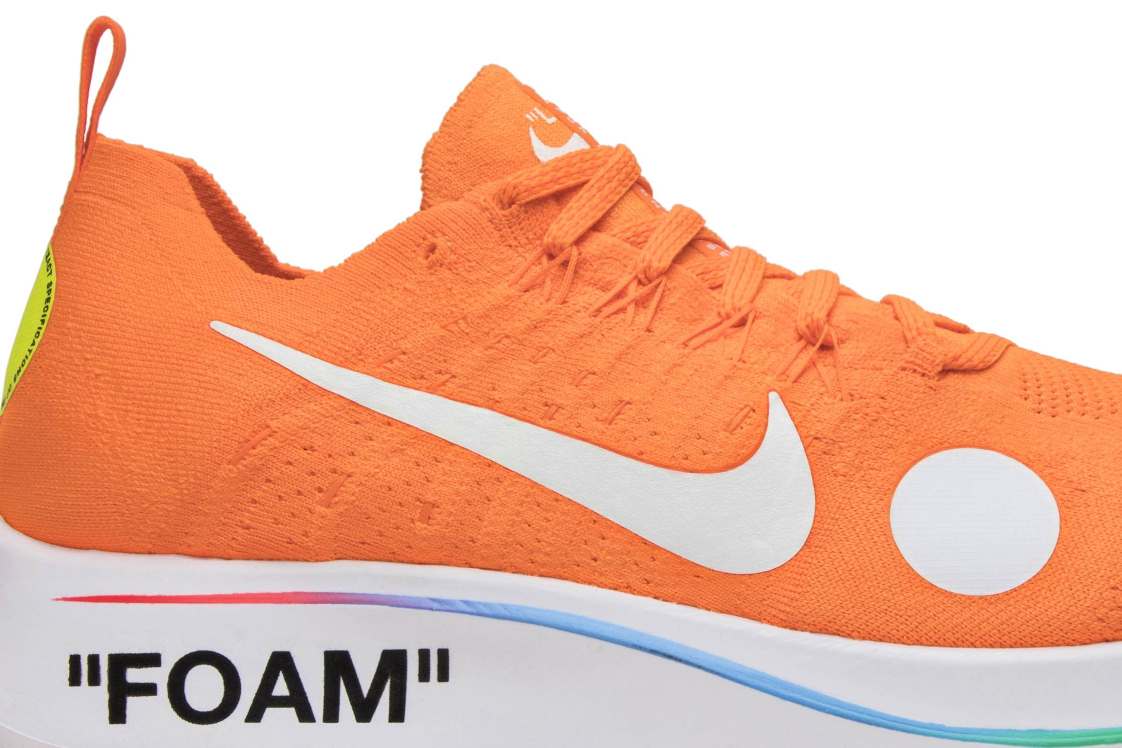 Off-White x Zoom Fly Mercurial Flyknit 'Total Orange' - 2