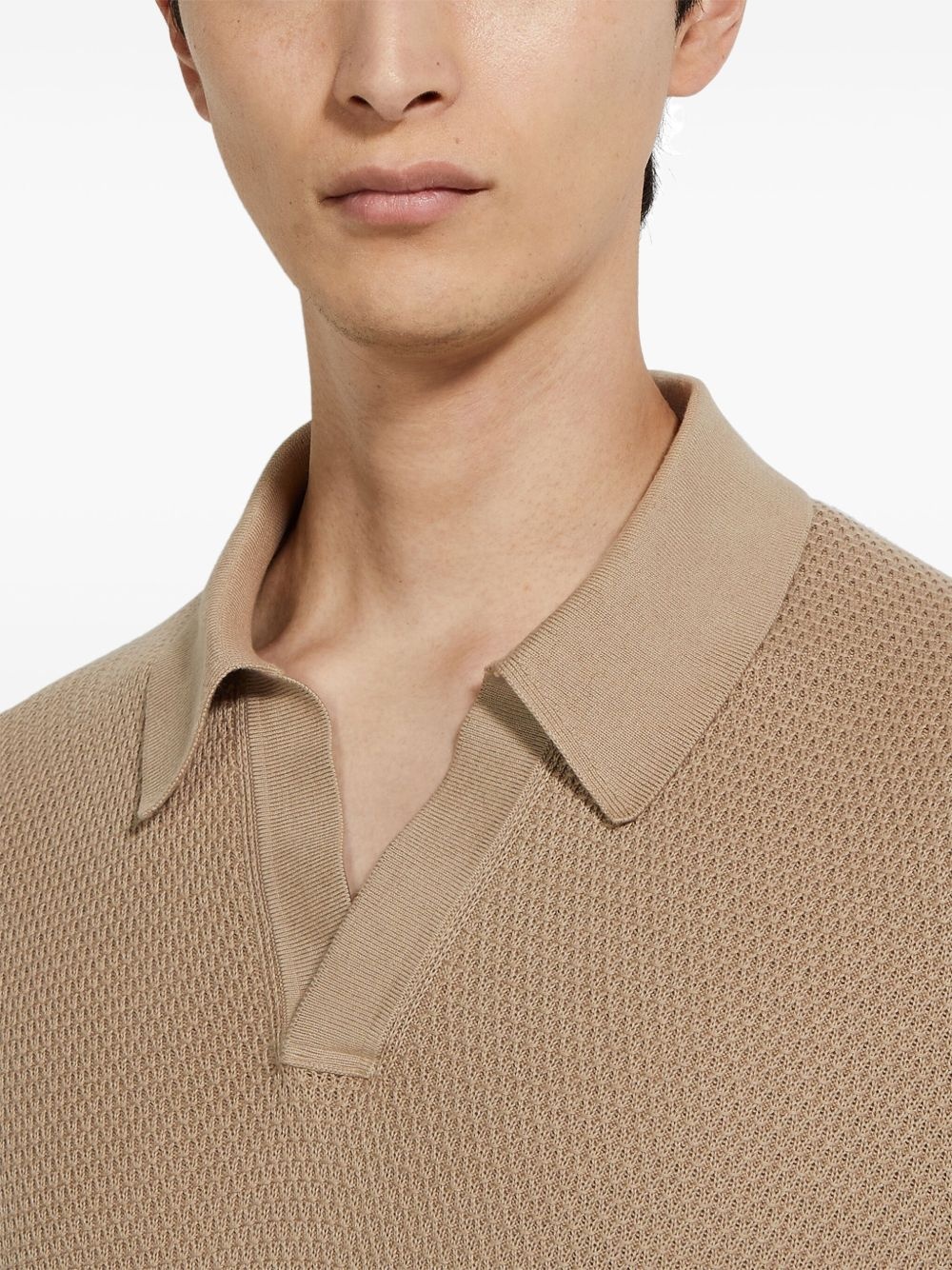 cotton polo shirt - 4