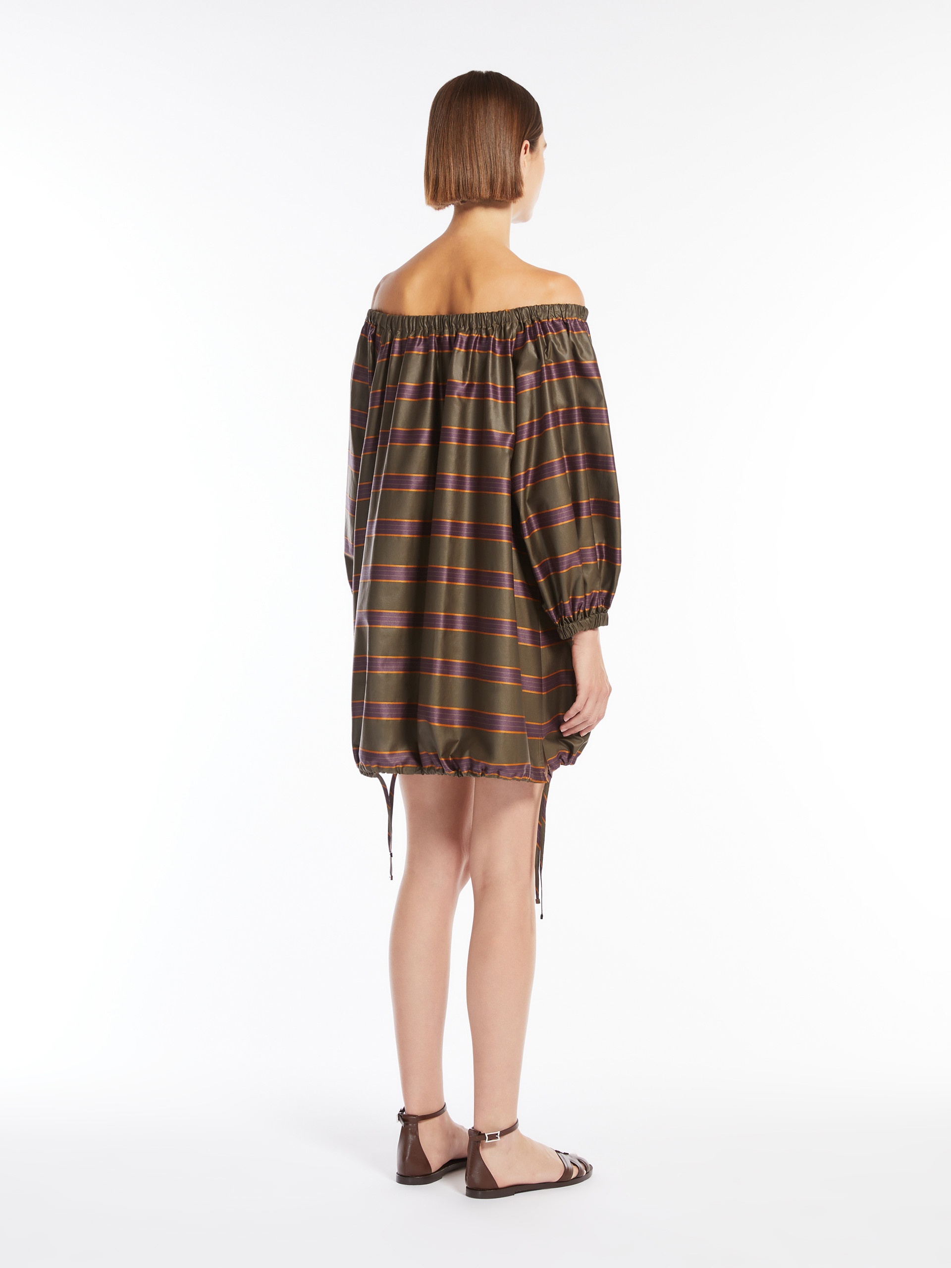 ALCAMO Off-the-shoulder dress in a cotton blend - 4