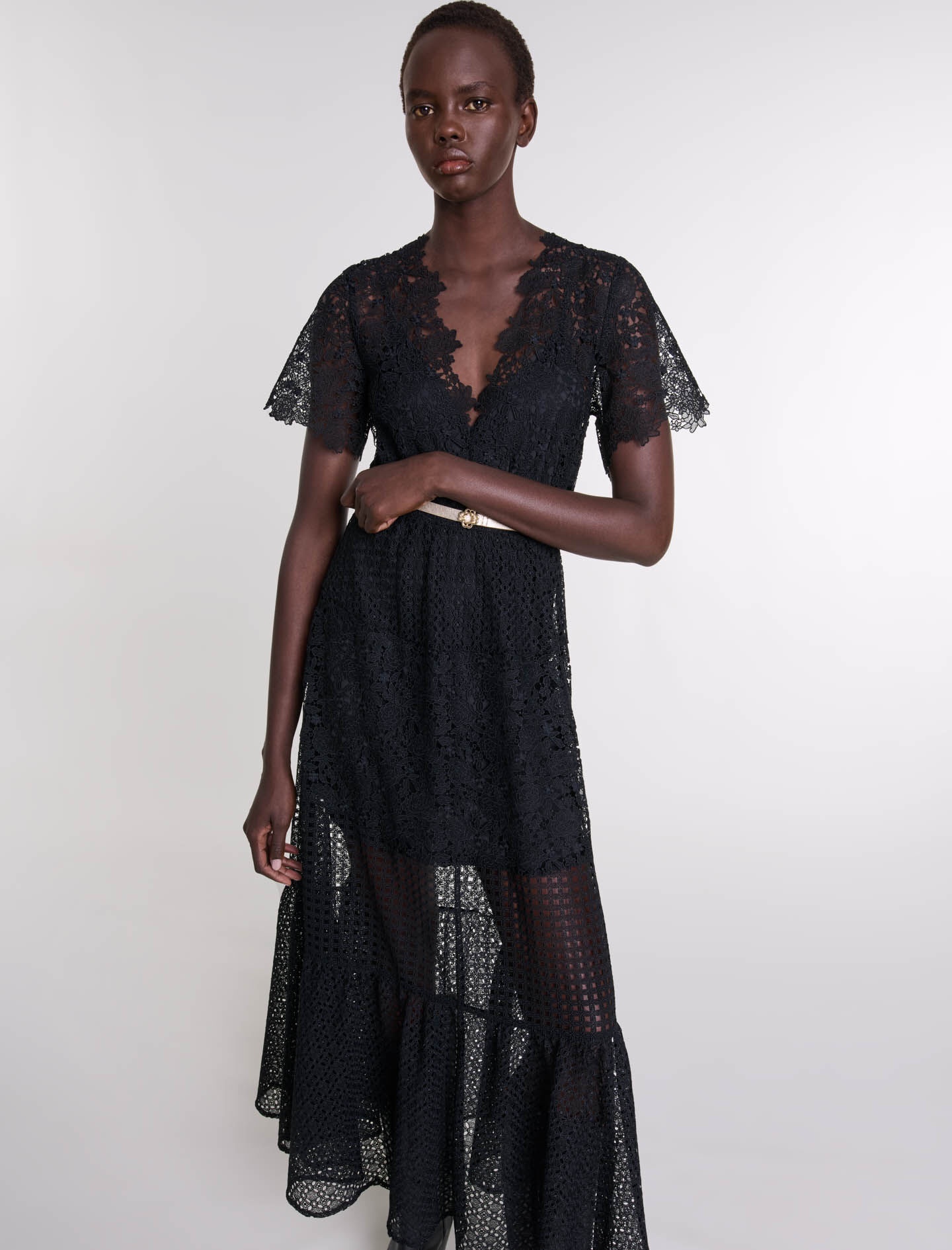 Lace maxi dress - 5