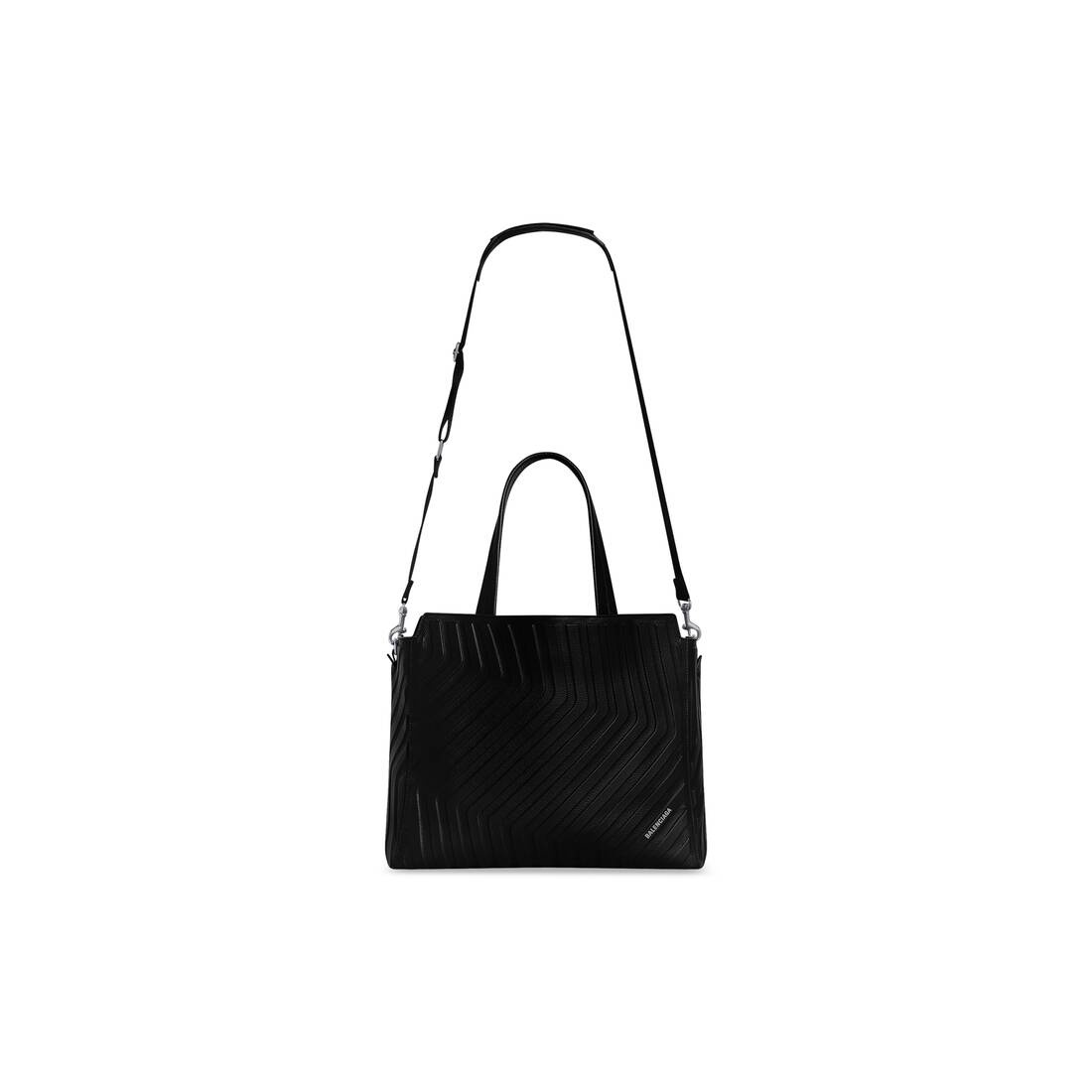 Men's Car Medium East-west Tote Bag in Black - 6