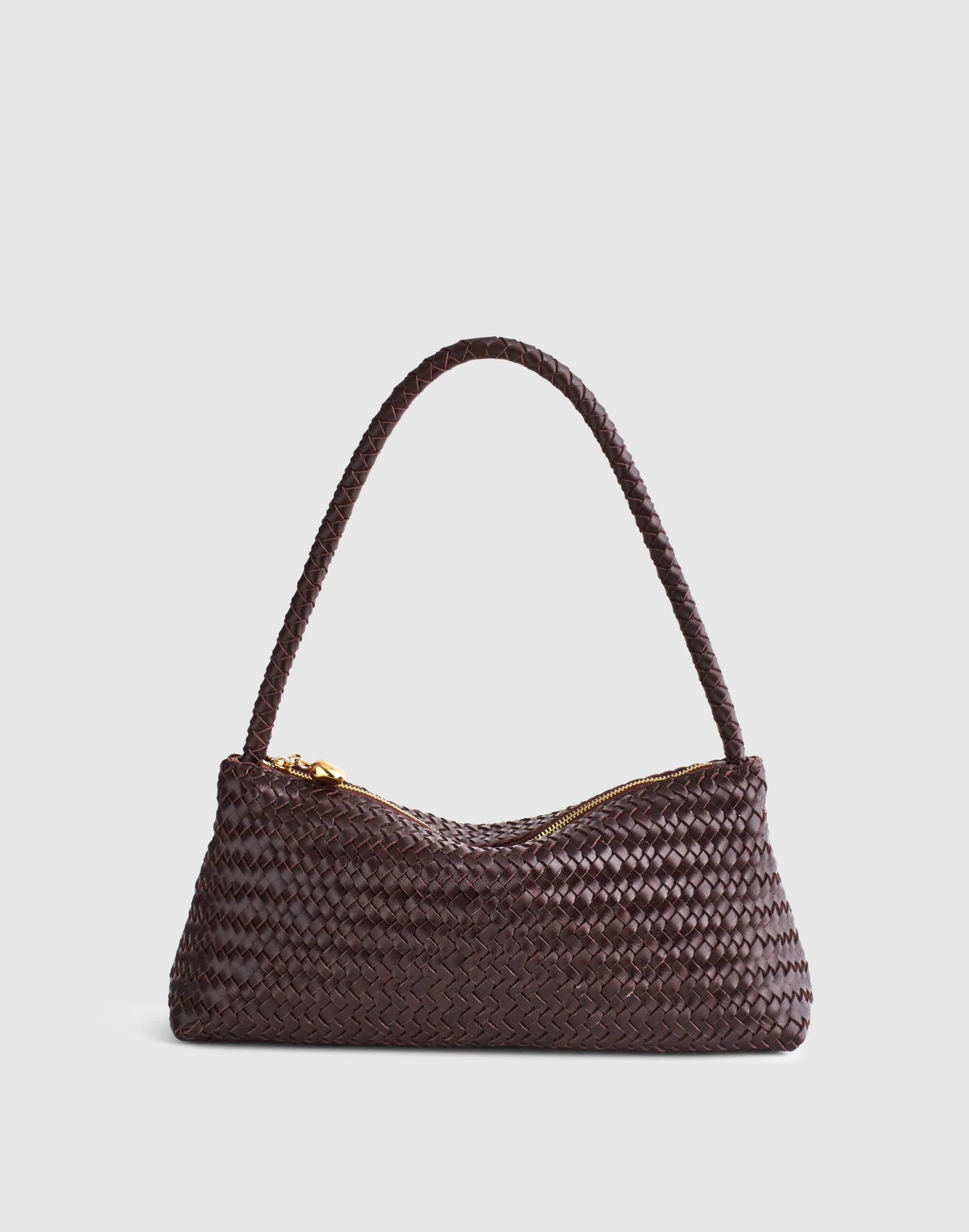 The Signature Woven Mini Zip Shoulder Bag - 1