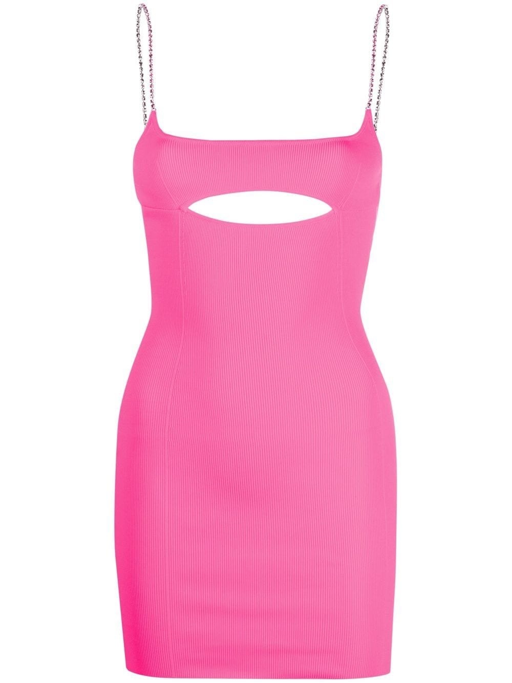 cut-out minidress - 1