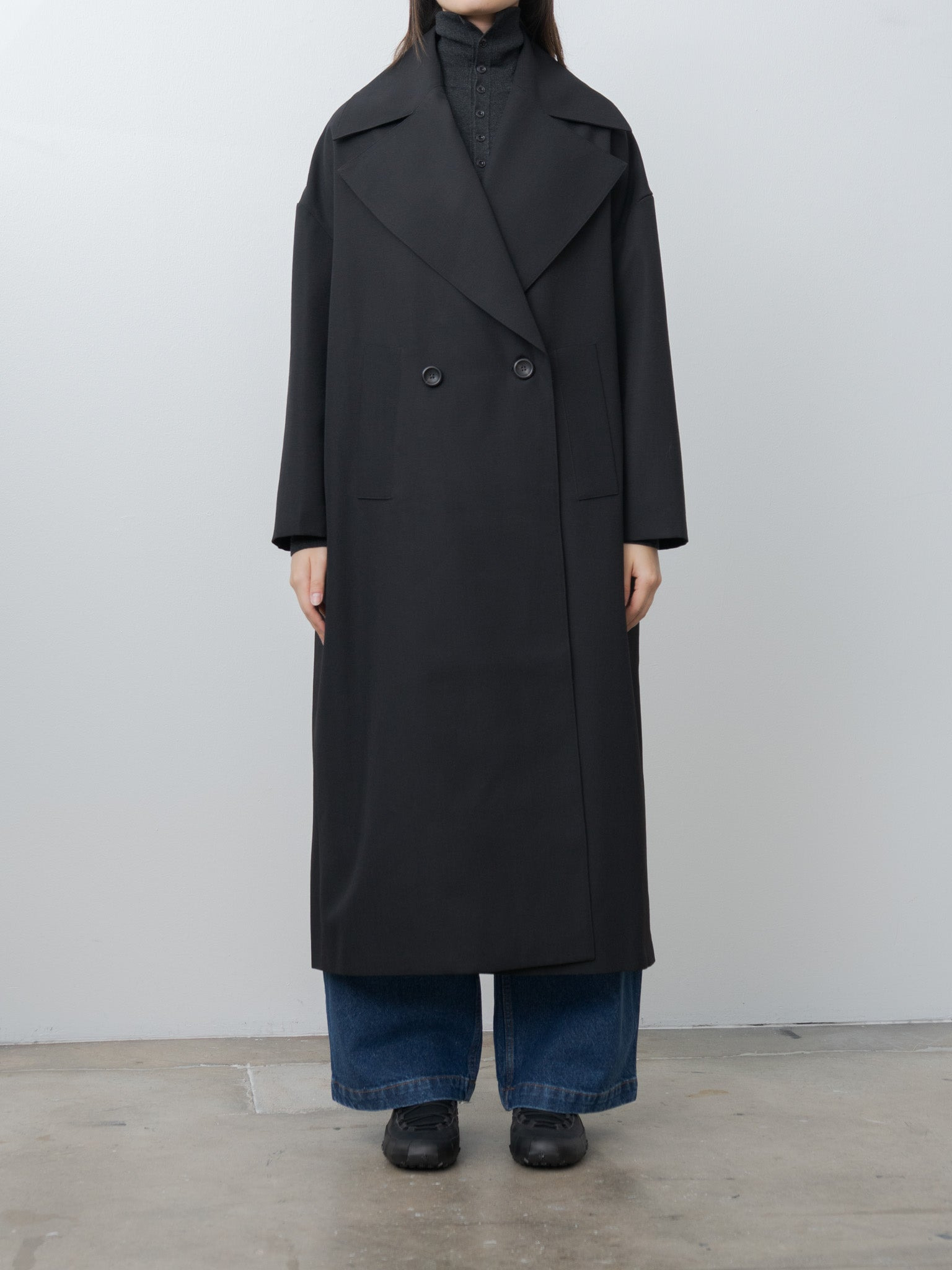 The Groundsman Coat - Compact Suiting Flint - 6