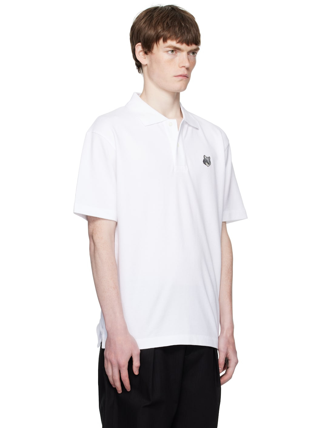 White Fox Head Comfort Polo - 2