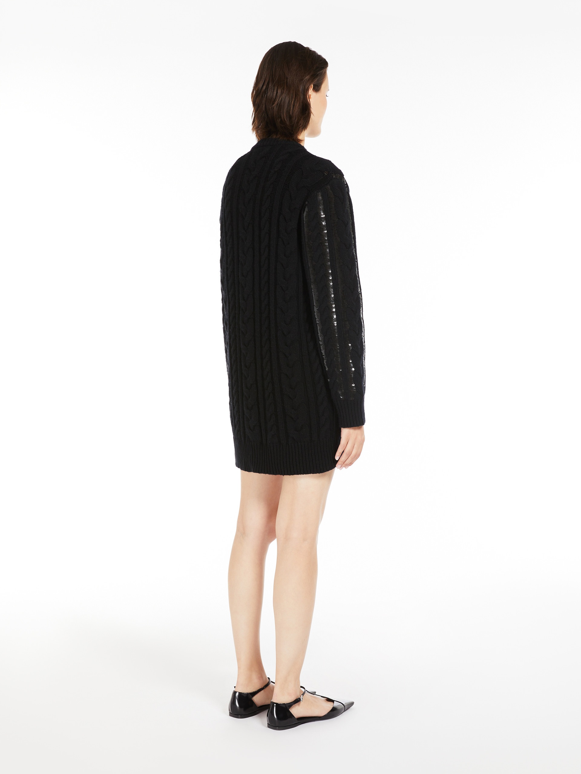 MAMBO Short wool and cashmere dress - 4