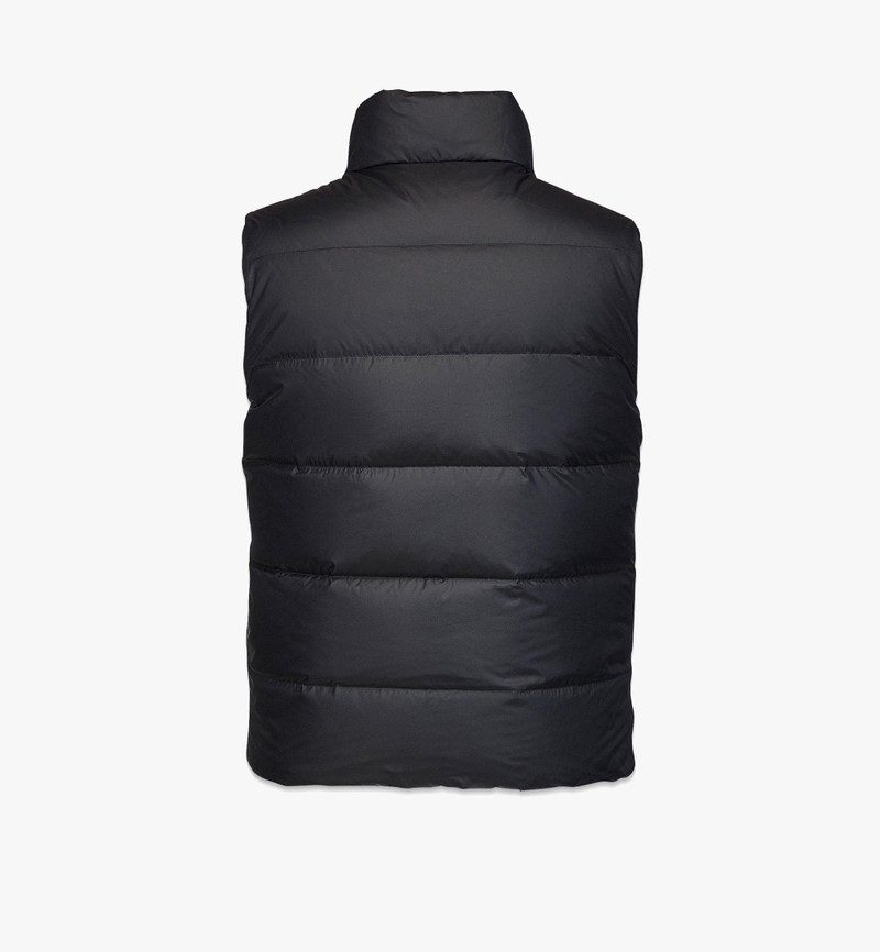 Men’s Cubic Monogram Print Reversible Vest in ECONYL® 3