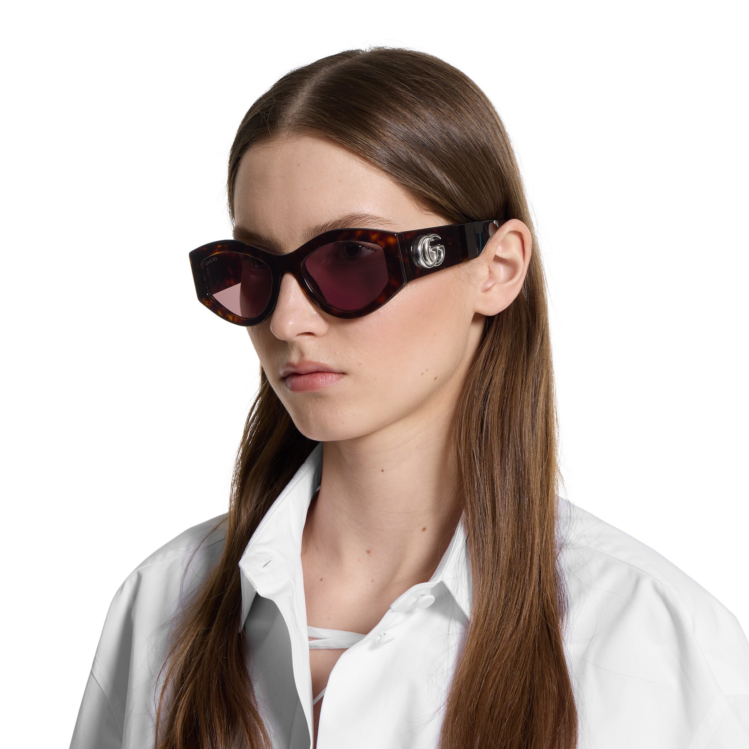 Oval frame sunglasses - 4
