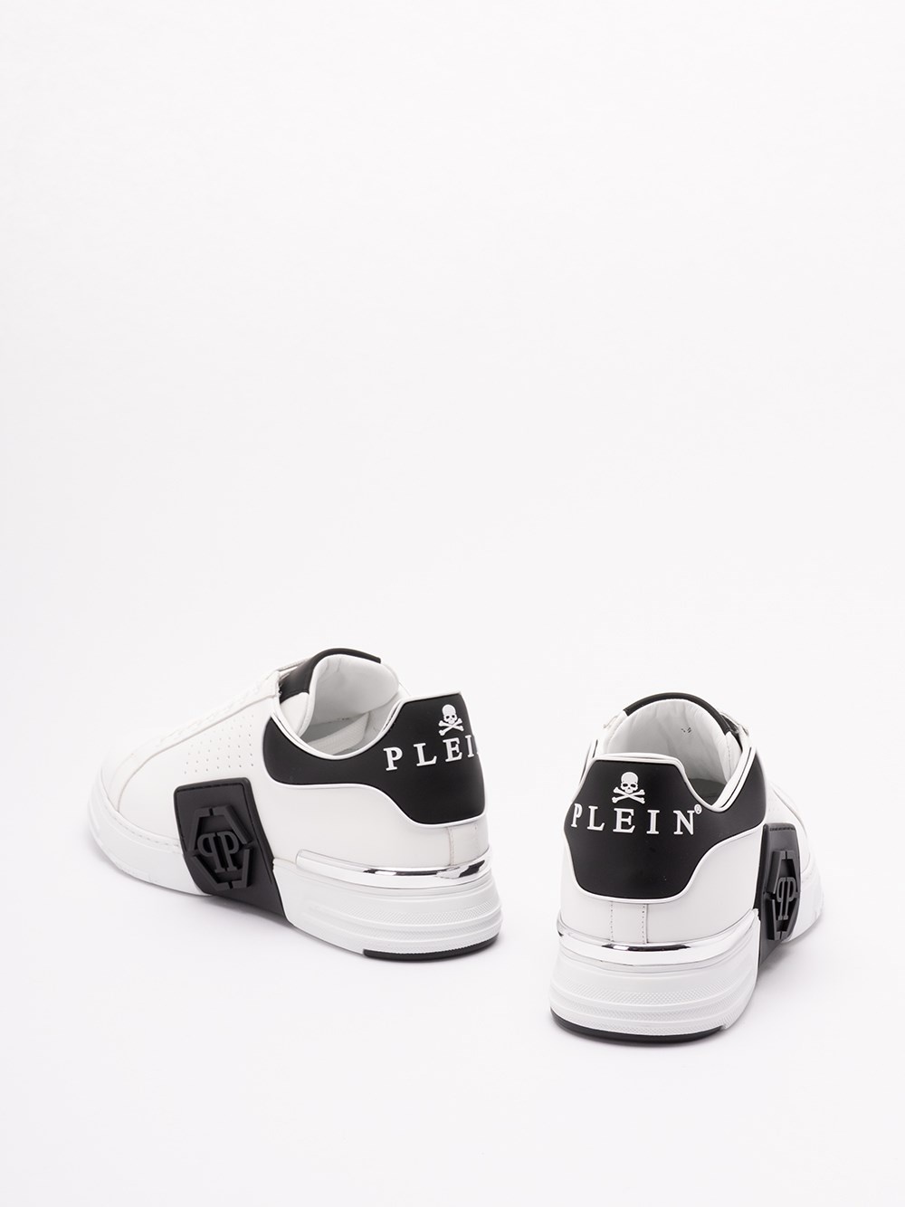 Nappa Leather Sneakers Low-Top `Hexagon` - 3