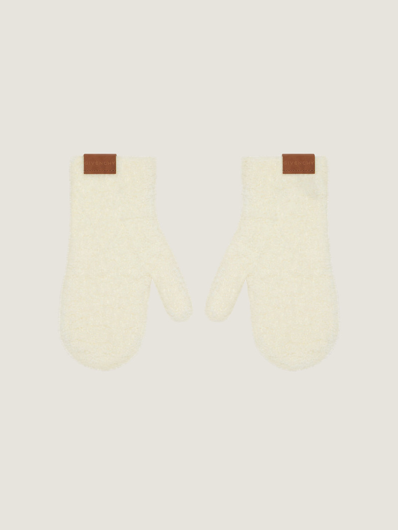 MITTENS IN SHEARLING EFFECT FLEECE 1