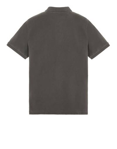 Stone Island 22S67 COTTON PIQUÉ_GARMENT DYED + PIGMENT DYE STEEL GRAY outlook