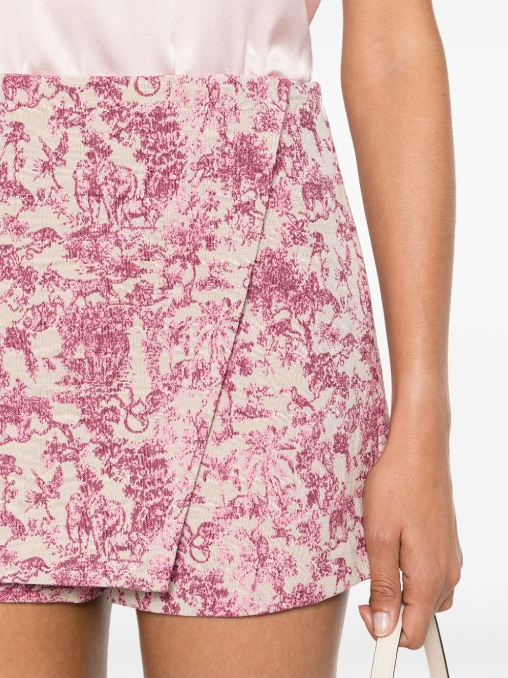 floral-patterned skorts - 5