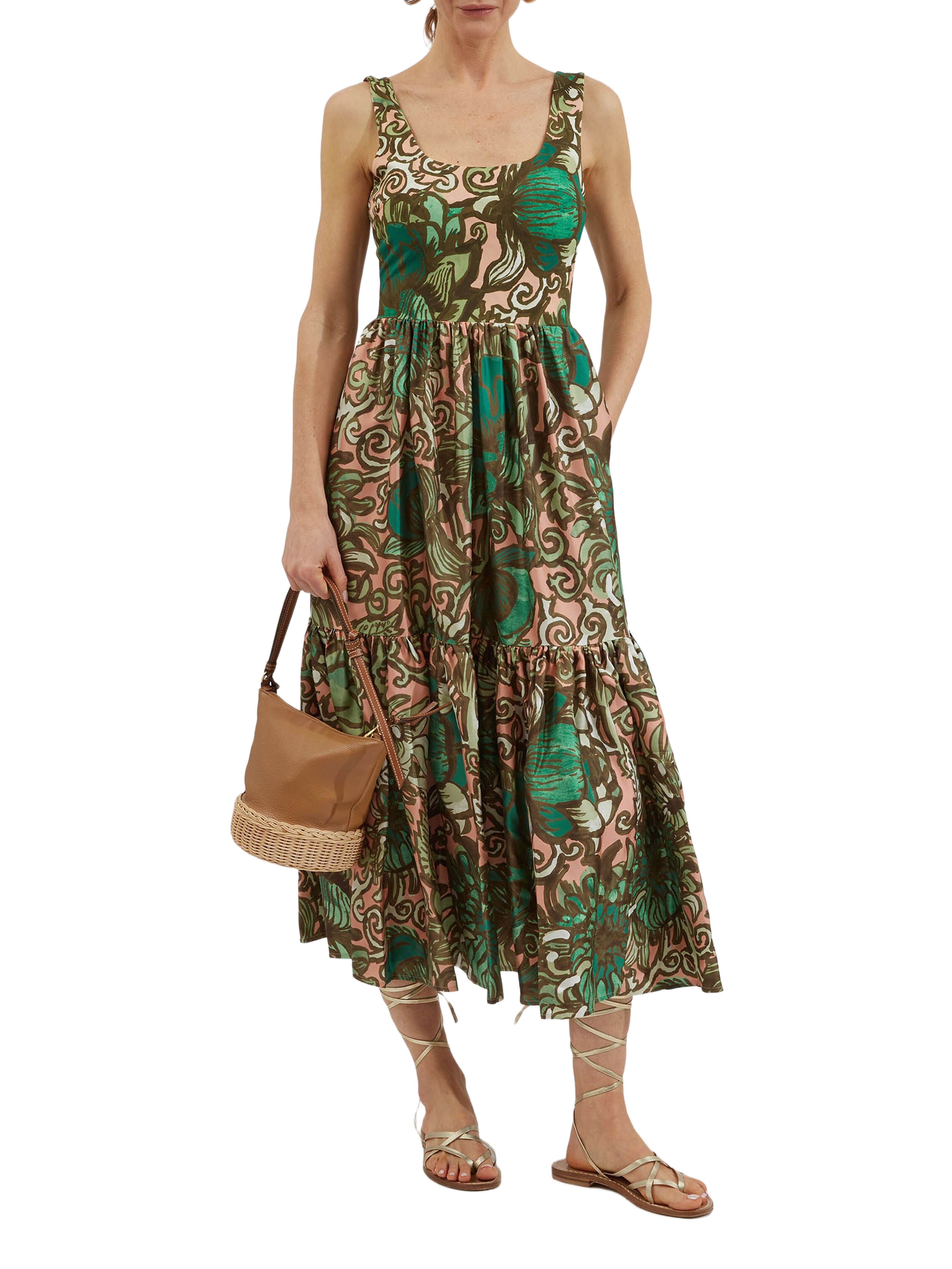 La DoubleJ Capri Dress Anemone Pink Olive at Nordstrom - 1