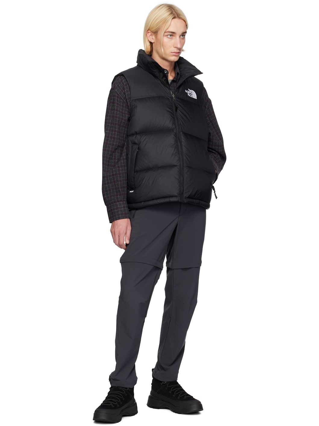 Black 1996 Retro Nuptse Down Vest - 5