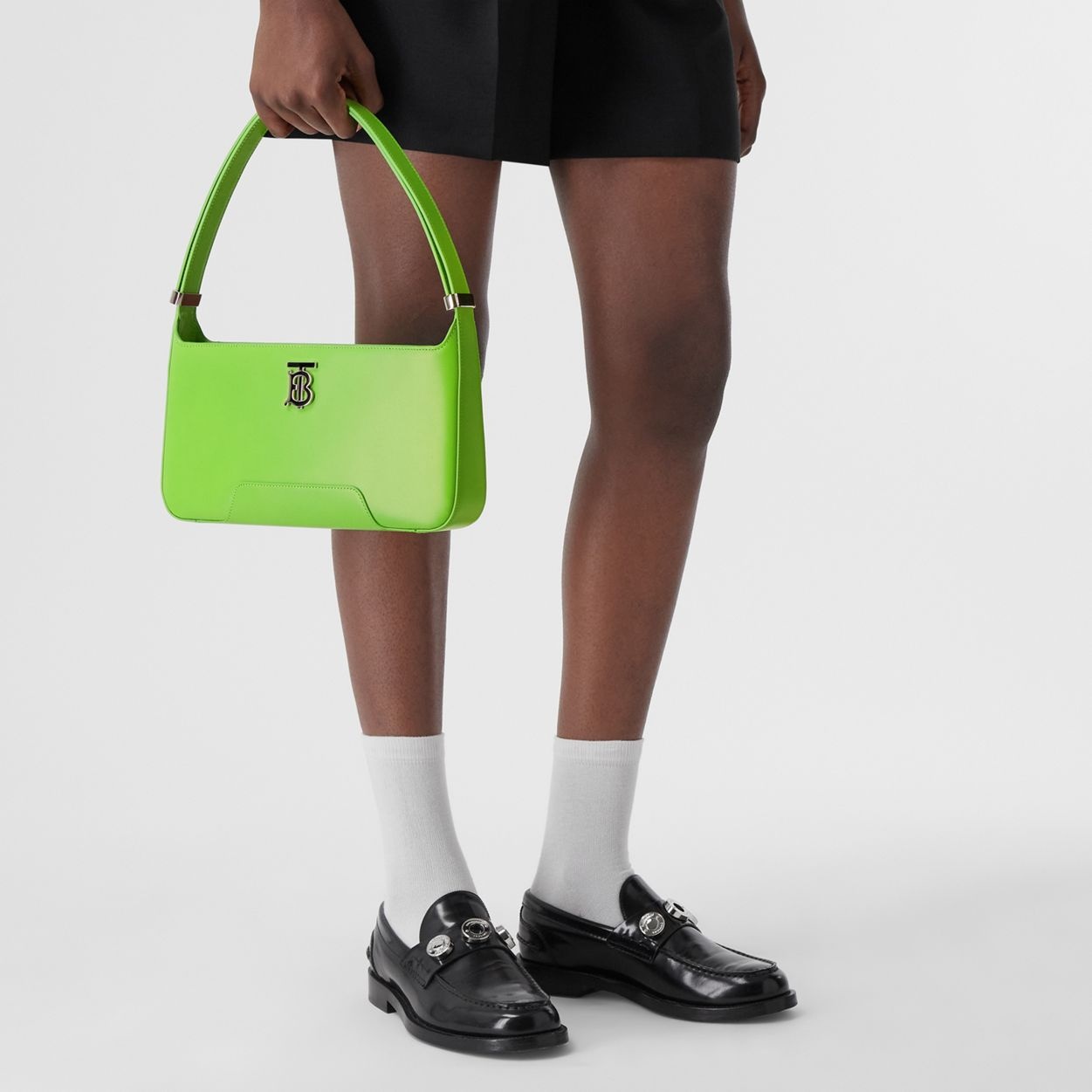 Leather TB Shoulder Bag - 10