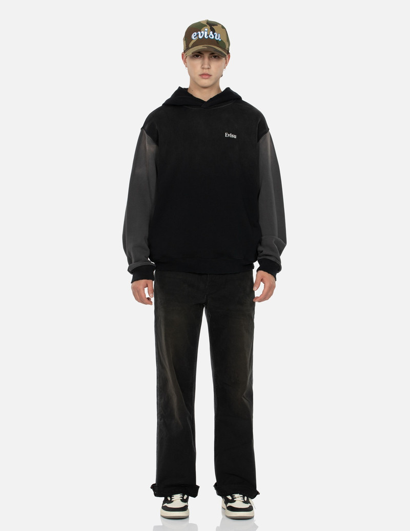 SEAGULL AND LOGO PRINT BOXY HOODIE 6