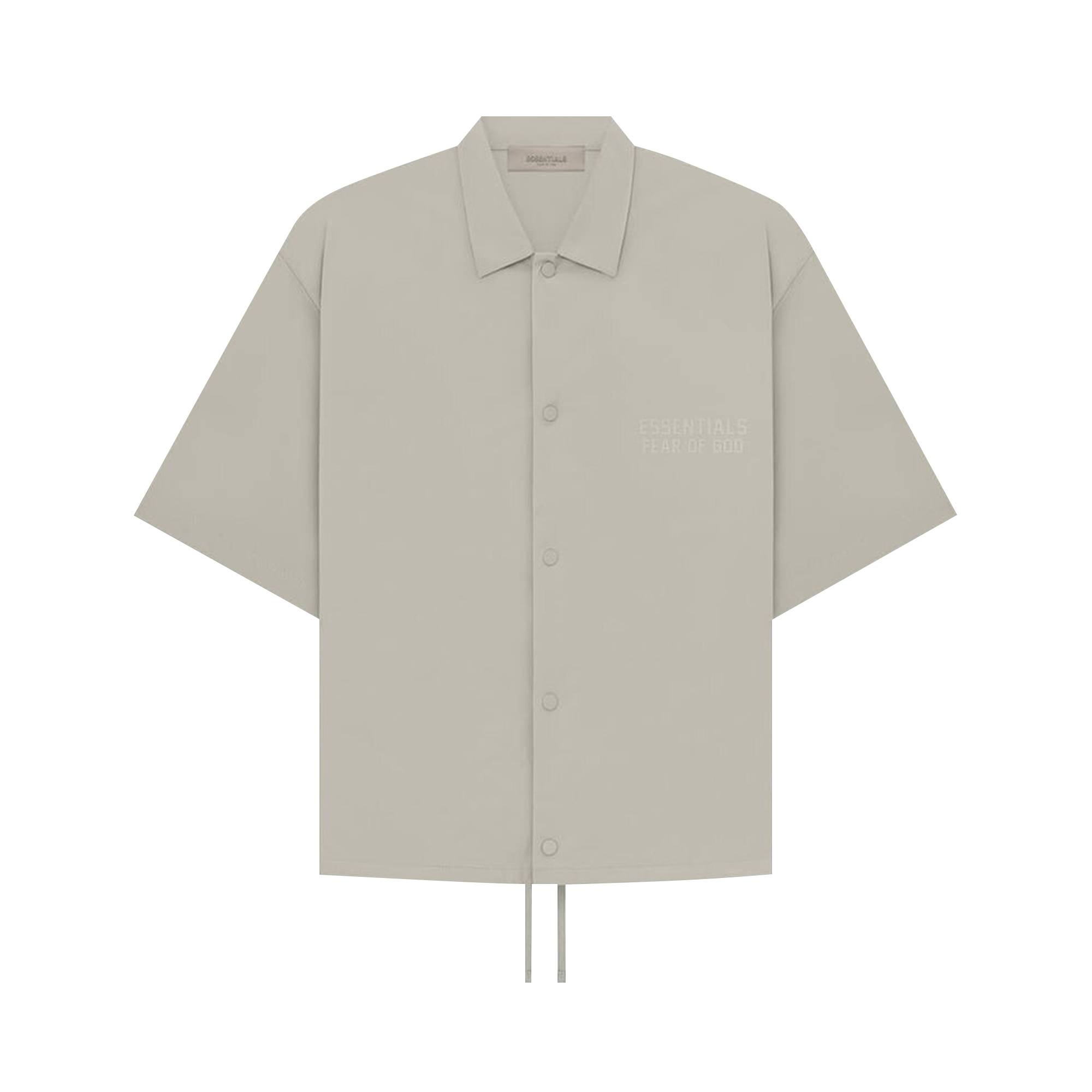 Fear of God Essentials Short-Sleeve Nylon Shirt 'Seal' - 1