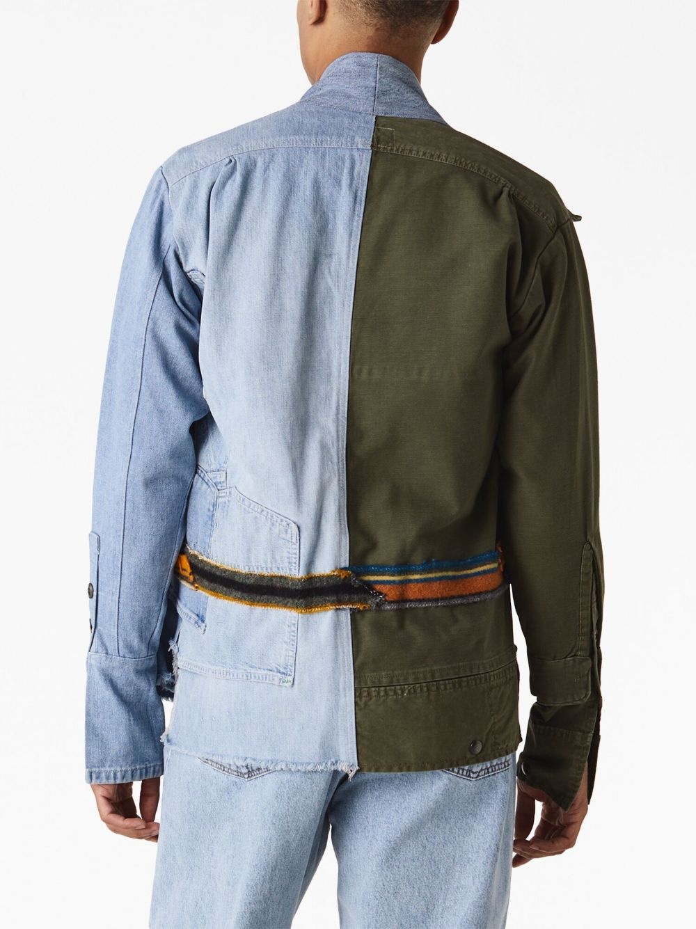 asymmetric-design jacket - 3