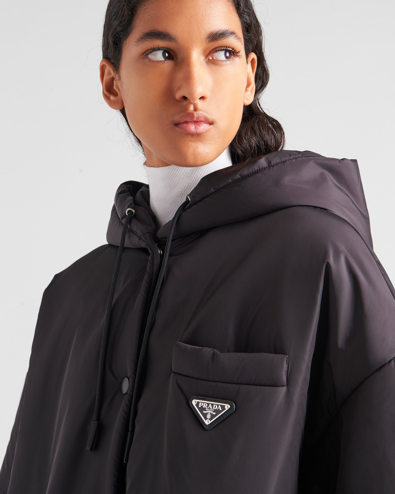 Oversized light Re-Nylon raincoat 4