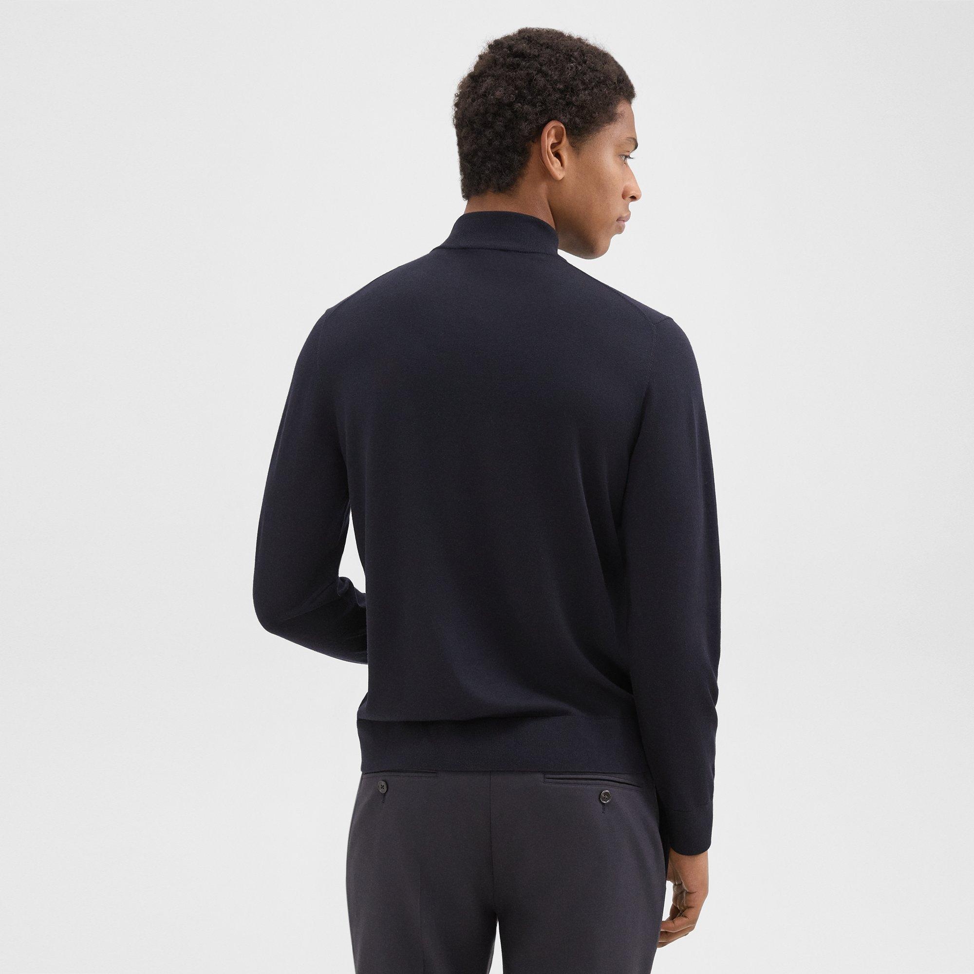 Mock Neck Sweater in Regal Wool - 4