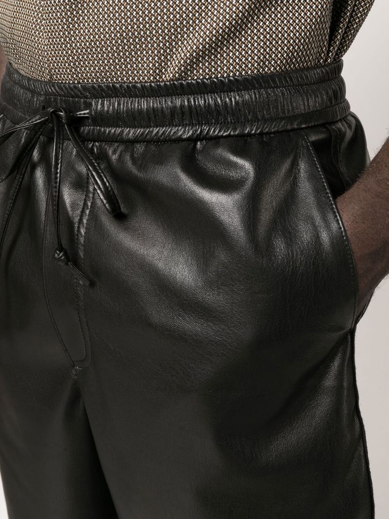 Doxxi vegan leather bermuda shorts - 5