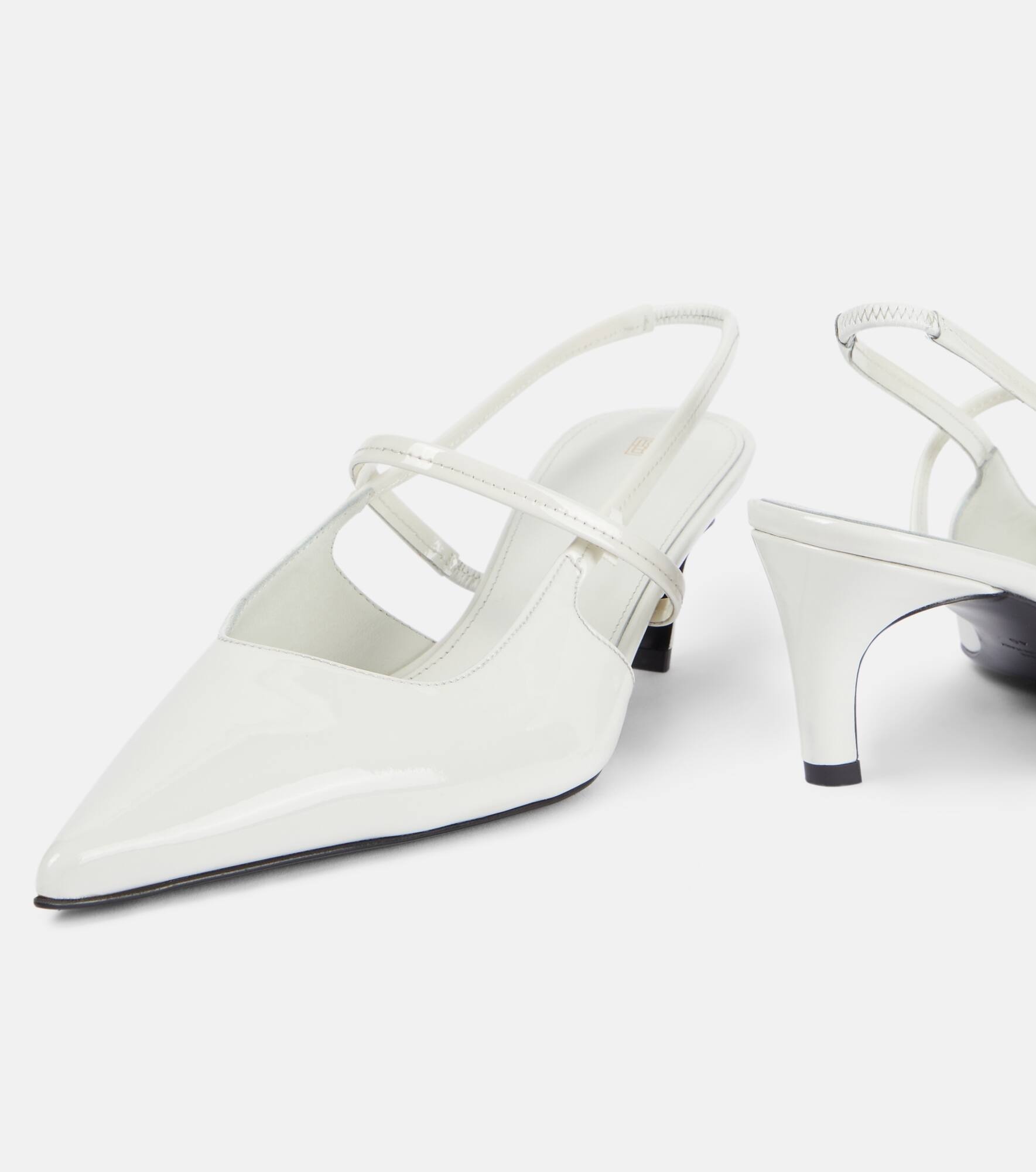 Sharp 50 patent leather slingback pumps - 5